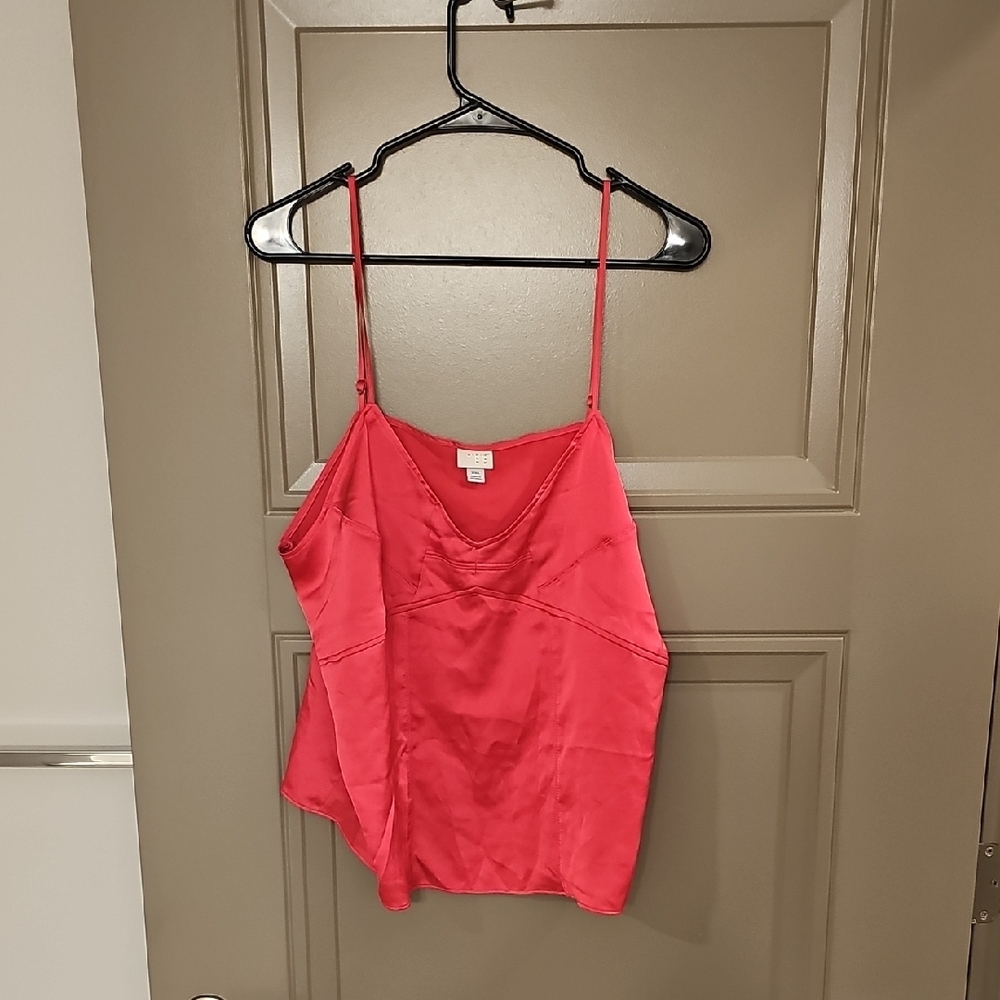 A New Day Asymmetrical Pink Camisole Top